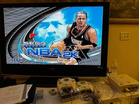 SEGA Dreamcast Launch Edition Console w/Box, Controllers, 4 Games +/  Tested