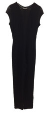 French Connection Women's Jumpsuit Size 12 Black Stretch Zip Back Used
