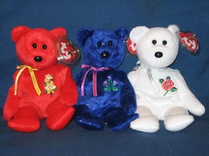 rose beanie baby