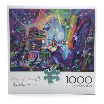 Rose Catherine Khan Flights of Fantasy Jigsaw Puzzle magic Study NIB