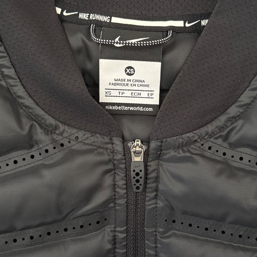 Nike Running Vest Lightweight Puffer Sleeveless Jacket Black XS - Picture 2 of 7