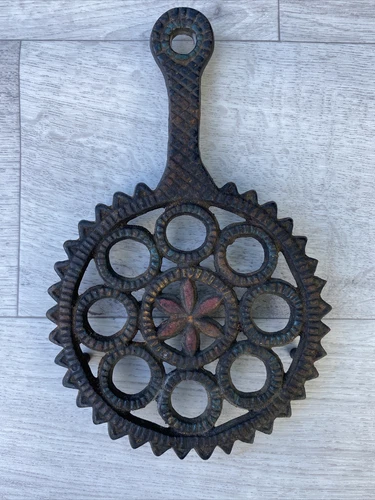 Non- Griswold No. 245  Style Cast Iron Trivet  BEAUTIFUL