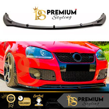 VW Golf MK5 GTI GT TDI Gloss Black Front Splitter Spoiler Lip Body Kit 2003-2008