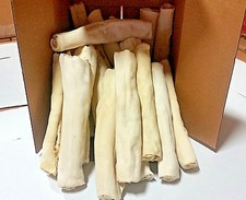 American Buffalo Rawhide 8-10" Rolls  | 25 Count | 100% Natural Dog Chews