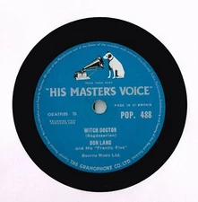 DON LANG IDEAL JUKEBOX 78 - WITCH DOCTOR - COOL BABY COOL - IDEAL JUKEBOX