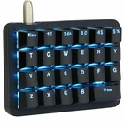 23 Keys Macro Mechanical Keyboard Gaming Keypad Blue LED Backlit Blue Switches