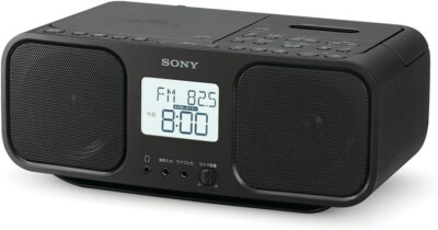 SONY CFD-S401 B Schwarz CD Radio Cassette Player FM/AM/Wide FM AC100V