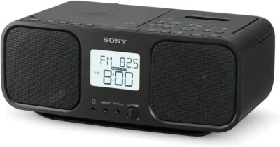 SONY CFD-S401 B Black CD Radio Cassette Player FM / AM / Wide FM AC100V - Image 1 of 4