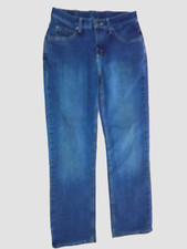 Riders By Lee Women's Straight Mid-Rise Cotton Stretch Blue Denim Jeans 8P