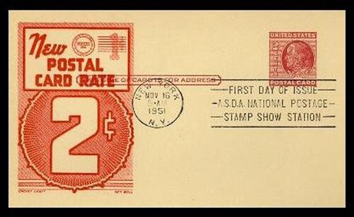 UX38 2c FRANKLIN PC FIRST DAY COVER - CACHET CRAFT