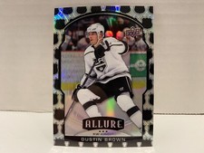 2020-21 Upper Deck Allure 2005 NHL Shield Dustin Brown #8 Shield Hockey Card!