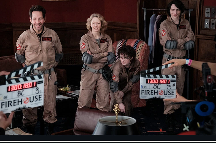 Cazafantasmas: Imperio Congelado Paul Rudd Disfraz Traje Hombre Mono Traje Foto 3 de 4