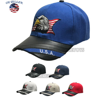 American Eagle Patriotic American Bald Eagle Hat With Embroidered USA Flag From... American Eagle Hat - Foto 5