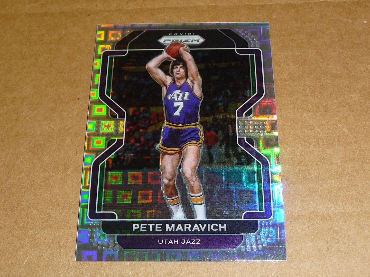 (B) 2021/22 Panini Prizm PREMIUM BOX SET PANDORA /150 PETE MARAVICH JAZZ #261