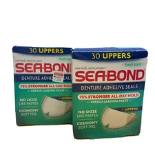SEA BOND 60 Upper DENTURE ADHESIVE SEALS