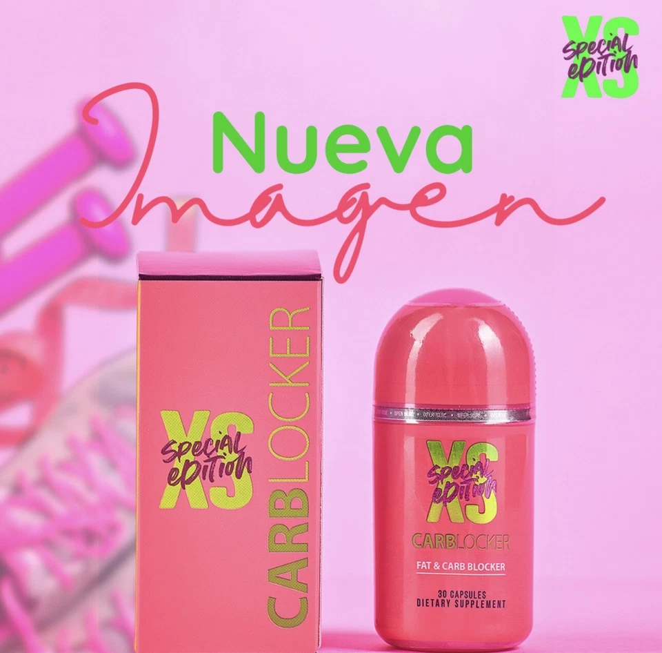 Xs quemador de grasa suplemento dietético para pérdida de peso y bloqueador de carbohidratos edición especial Foto 3 de 4