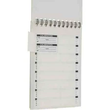 144 Count SPI 14-015-2 Clear-Cover Calibration Labels, 1-3/4" x 5/8" Black Print