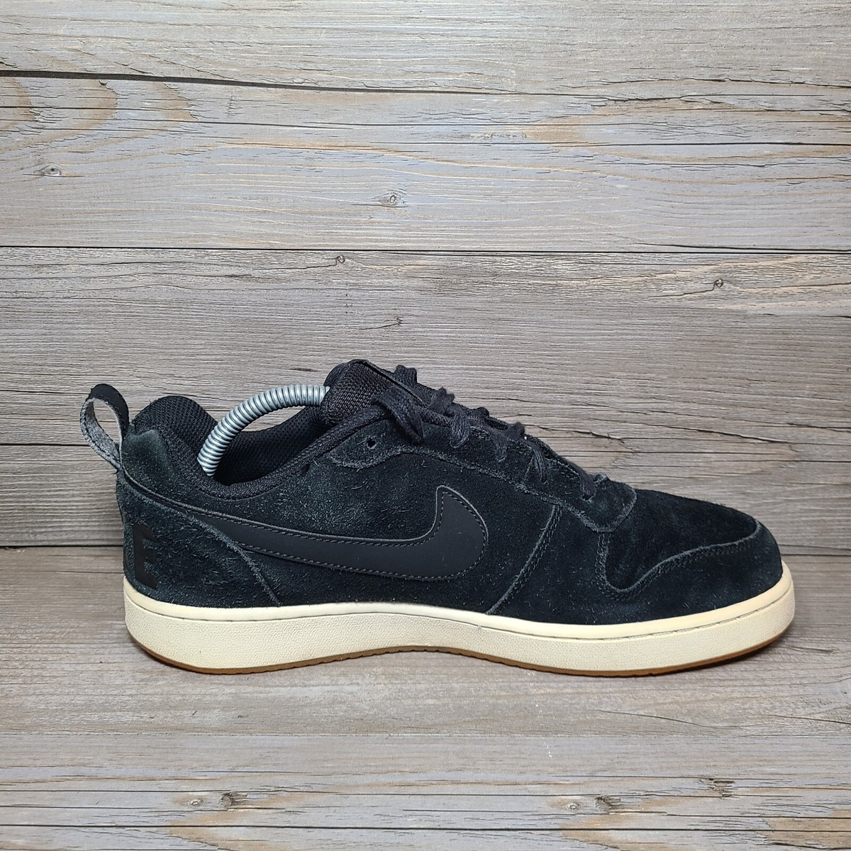 Nike Court Borough Low Premium Black White 844881-004 Mens Nike Court Borough Low Premium Black White 844881-004 Mens