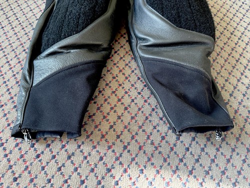 Spidi Leather Motorcycle Road Racing Track Day Pants Euro 48 CE Armor Full Zip - Picture 8 of 17