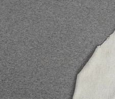 Lt. Charcoal Cotton French Terry Knit Fabric by the Yard 330GSM 7/19/18 3