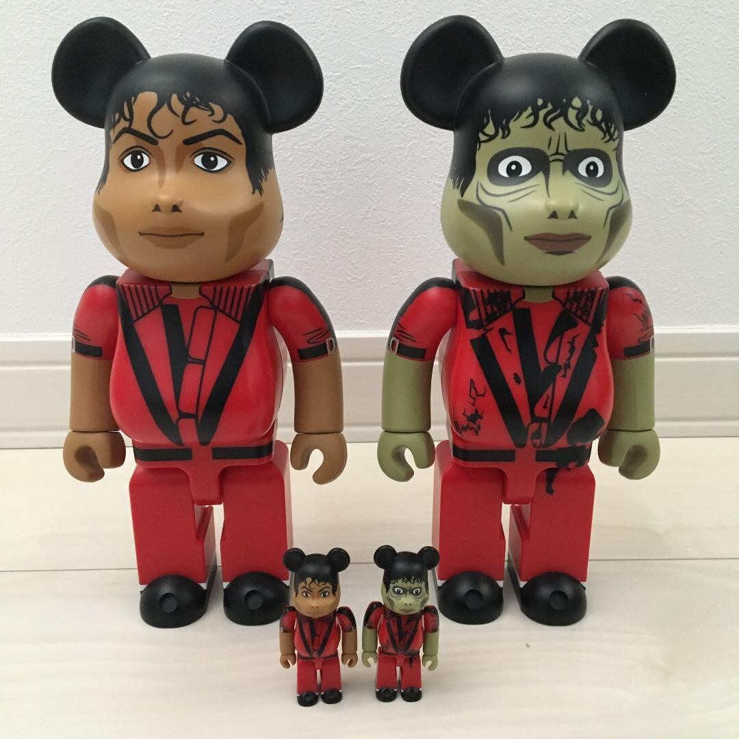 その他 MEDICOM TOY - BE@RBRICK Michael Jackson Red Jacket BE@RBRICK Michael Jackson Red Jacket 100% & 400% Set