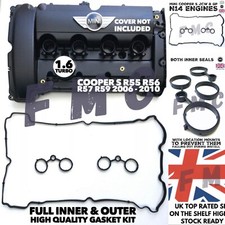 Mini Cooper S 1.6 R56 Rocker CAM COVER GASKET R55 R57 N14 Cooper S Cover Gasket