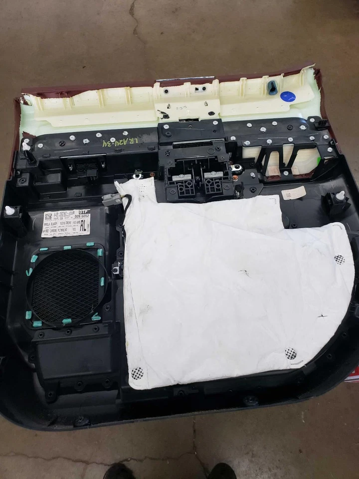 18 19 20 FORD F150 PICKUP Painel de Acabamento da Porta Traseira Esquerda Marsala BB Couro com Madeira - Imagem 2 de 4