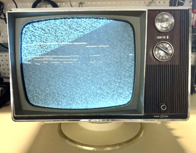 [値下げ] 50's vintage TV Vintage Zenith N125J 12 Inch Black and White TV AC/DC (Tested/See
