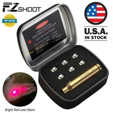 .223REM Laser Bore Sight Kit Brass 5.56mm In-Chamber Red Dot Bore Sighter Rifles