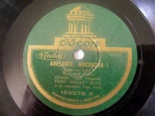 FRED "SUGAR" HALL Odeon 193278 78 COME ON BABAY / I'M WILD ABOUT BARNS ON VG+