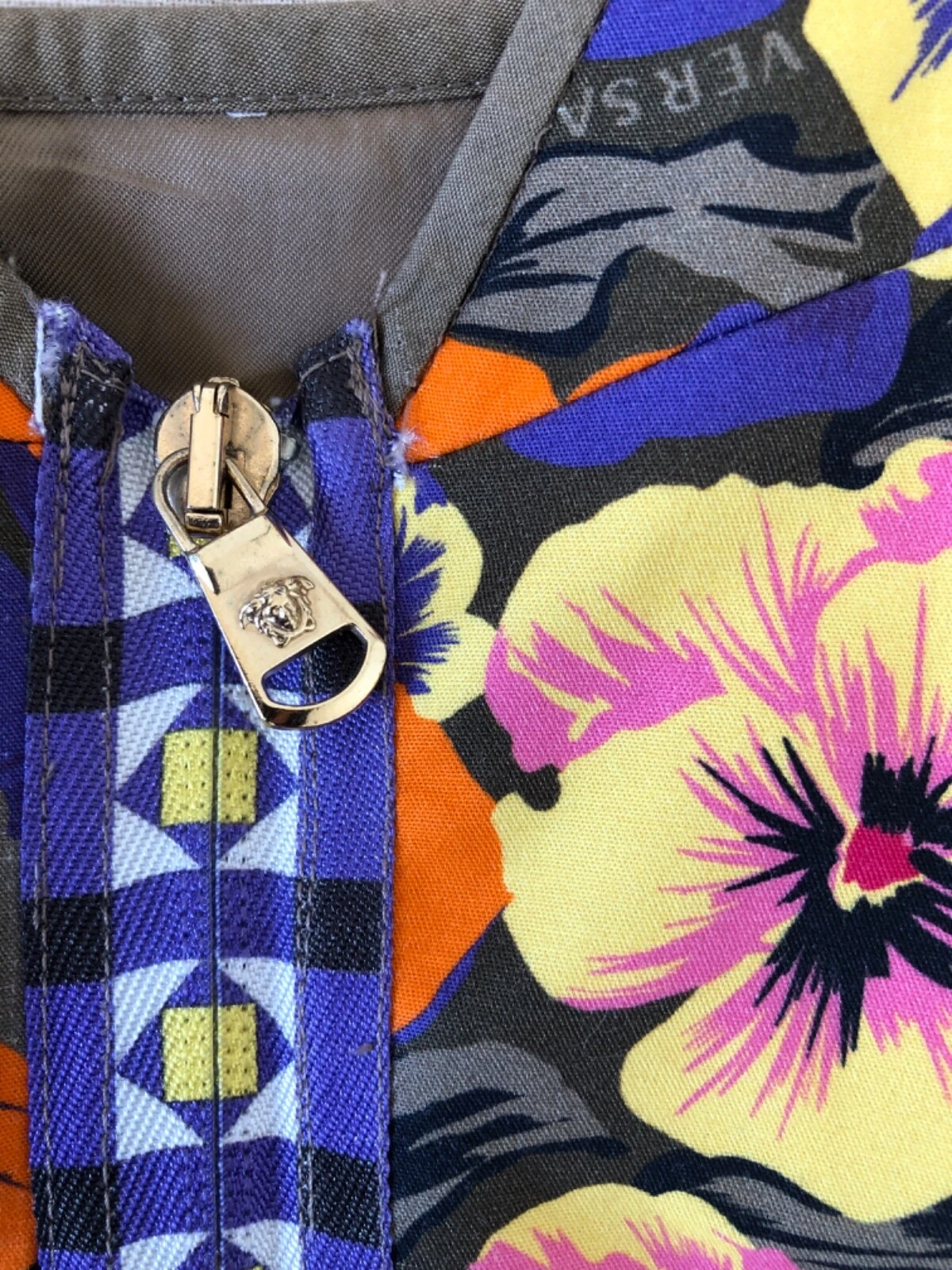 Abito vintage Versace floreale taglia 6 8