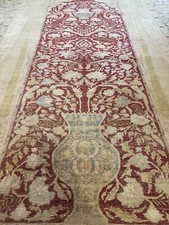 Rare Antique 19th Century Hand-Knotted Ottoman/Egyptian Wall Rug. 7'2