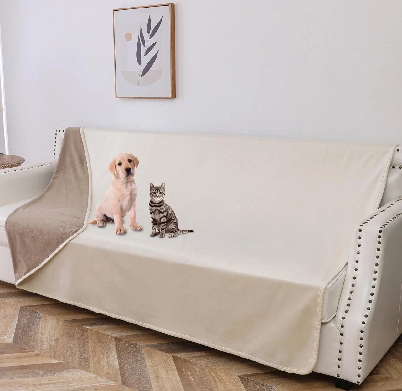Tuffeel Waterproof Dog Blanket 68x82 | Pet Couch Cover for Sofa Bed Furniture