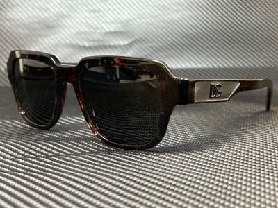DOLCE & GABBANA DG4402 335687 Grey Havana Square 52 mm Men's