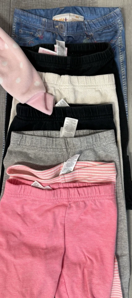 ENORME Adorable Bebé Niñas Ropa Paquete 9 Meses Lote Vestidos Dormir Mamelucos Foto 2 de 4