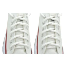 2 Pairs Oval 36",45" Athletic Sports Sneaker "White" Shoelace Strings