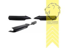 Spoilerecken Ansätze GT Ecken Spoiler für BMW E90 E91 für M-Paket schwarz glanz