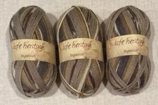Stylecraft Life Heritage Aran Yarn  Color #2709 Sandstone  217 yds - 3 skeins