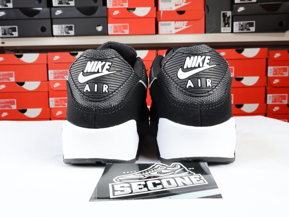 Size 7.5 - Nike Air Max 90 Low Black White for sale online