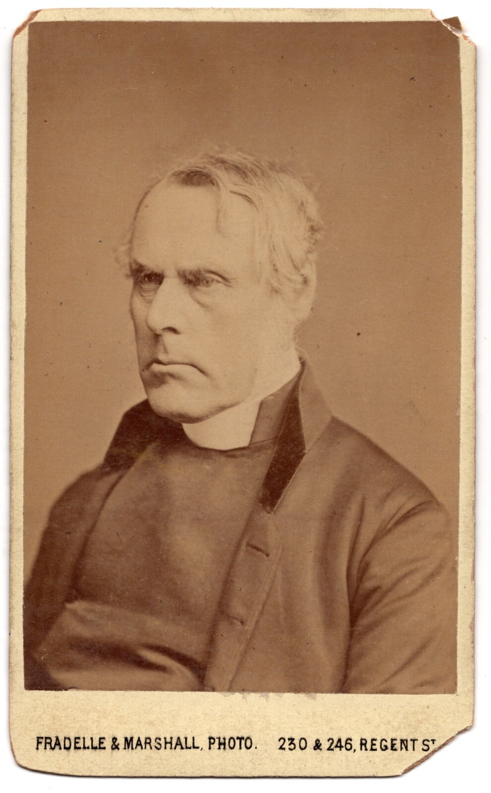 ANTIQUE CDV CIRCA 1860s BISHOP JOHN JACKSON BRITISH DIVINE CHURCH OF ENGLAND