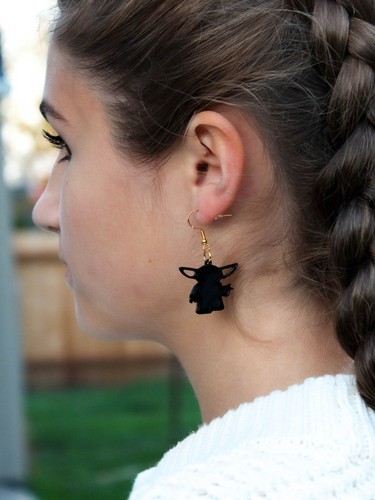 Yoda Ohrringe, Star Wars Ohrhänger, Galaktische Ohrringe, süßer Yoda - Bild 6 von 243