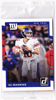 NY GIANTS 2017 PANINI set (7) stadium giveaway Evan Engram Rookie sealed pack