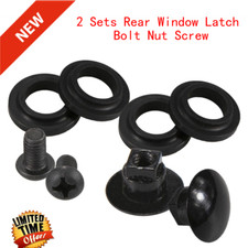 2pcs Rear Window Latch Bolt Nut Screw Compatible With Sienna Gsl Asl 2003 - 2017