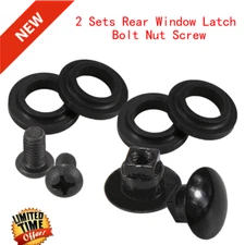 2PCS Rear Window Latch Bolt Nut Screw Compatible with Sienna GSL ASL 2003 - 2017