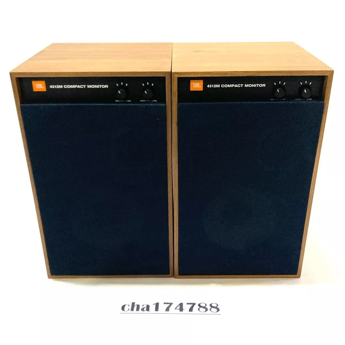 JBL 4312M Compact 3 Way LoudSpeaker Speaker Set Blue Line Harman