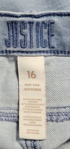 Justice Med rise Jegging. Size Jr 16 - Picture 3 of 3