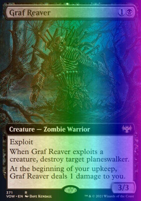 MTG Magic the Gathering Graf Reaver (371/596) Innistrad Crimson Vow NM FOIL