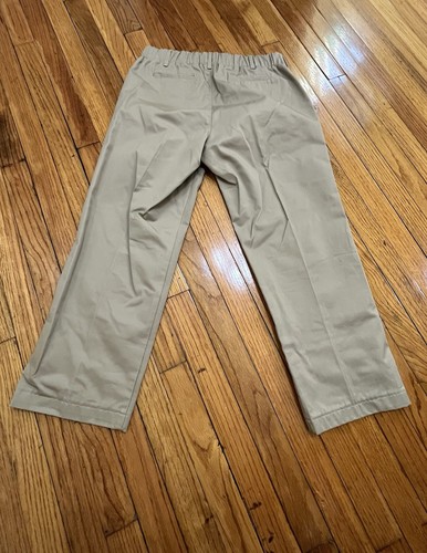 Lands End Khaki Pants Uniform Girl's Size 10 60% Cotton/40% Polyester - Picture 2 of 8