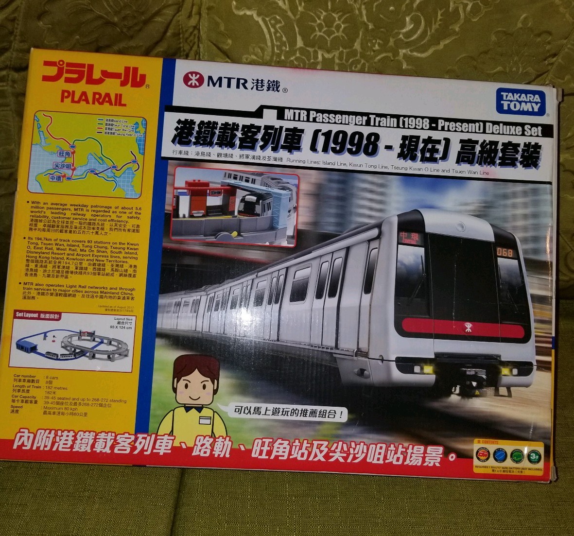 tomy train set 1988