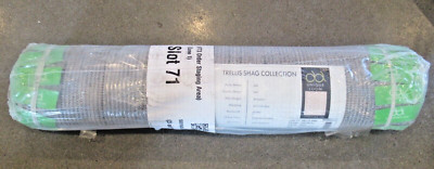 Unique Loom 2586D-MCB27 Trellis Shag 6ft Runner Rug Beige *BRAND NEW*